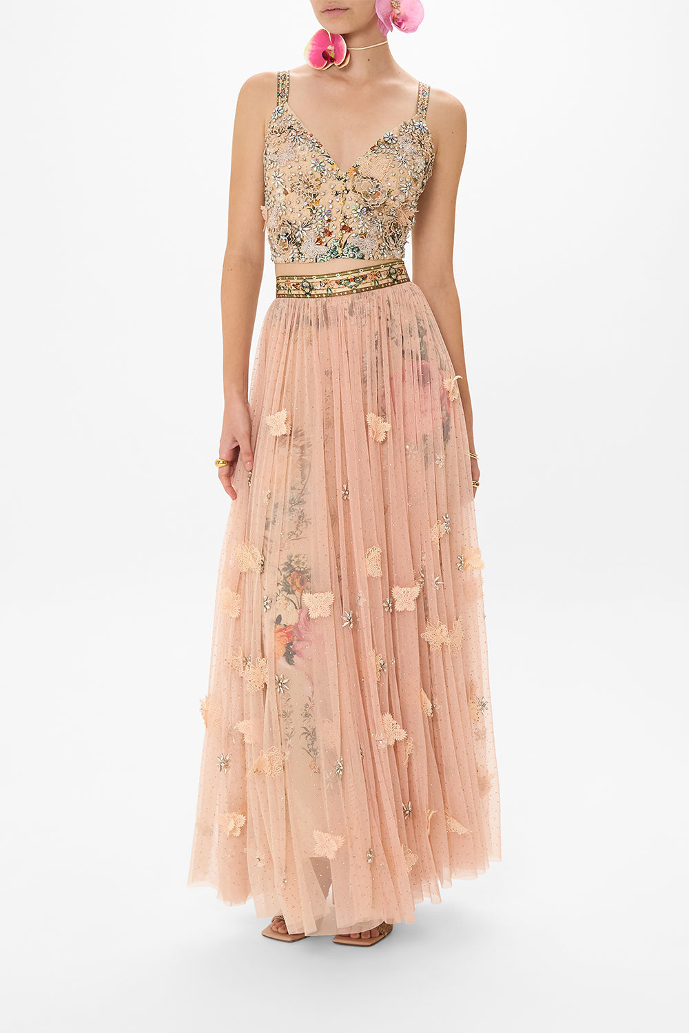 Camilla bralette in Rose Garden Revolution print