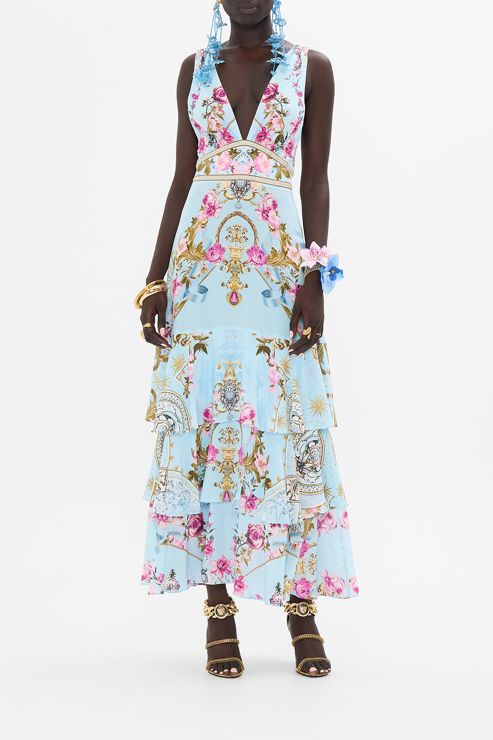 CAMILLA floral print dress in Down The Garden Path print