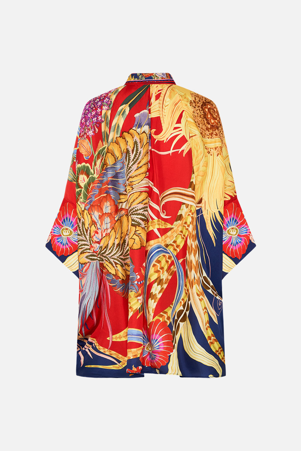 CAMILLA floral print batwing shirt in Through Vincents Eyes print