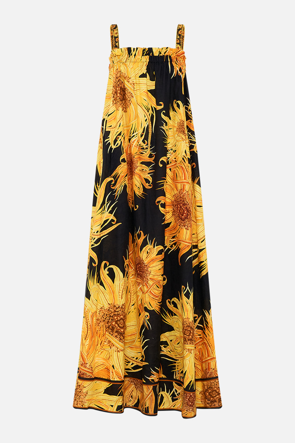 CAMILLA floral sundress in Make Me Your Masterpiece print