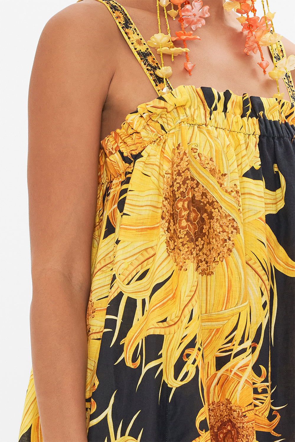 CAMILLA floral sundress in Make Me Your Masterpiece print