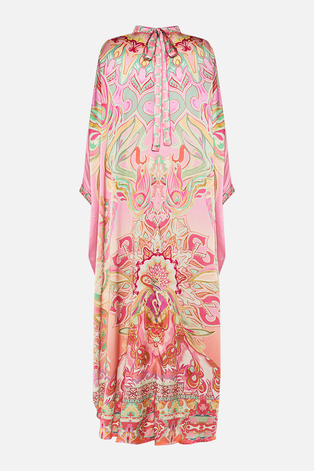 CAMILLA silk kaftan in Tea With Tuchinski print