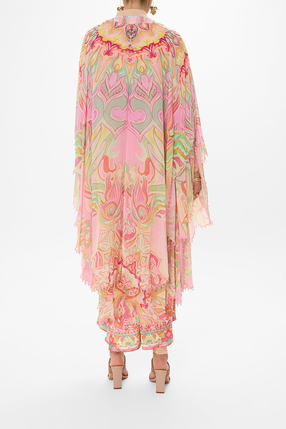 CAMILLA silk layer in Tea With Tuchinski print