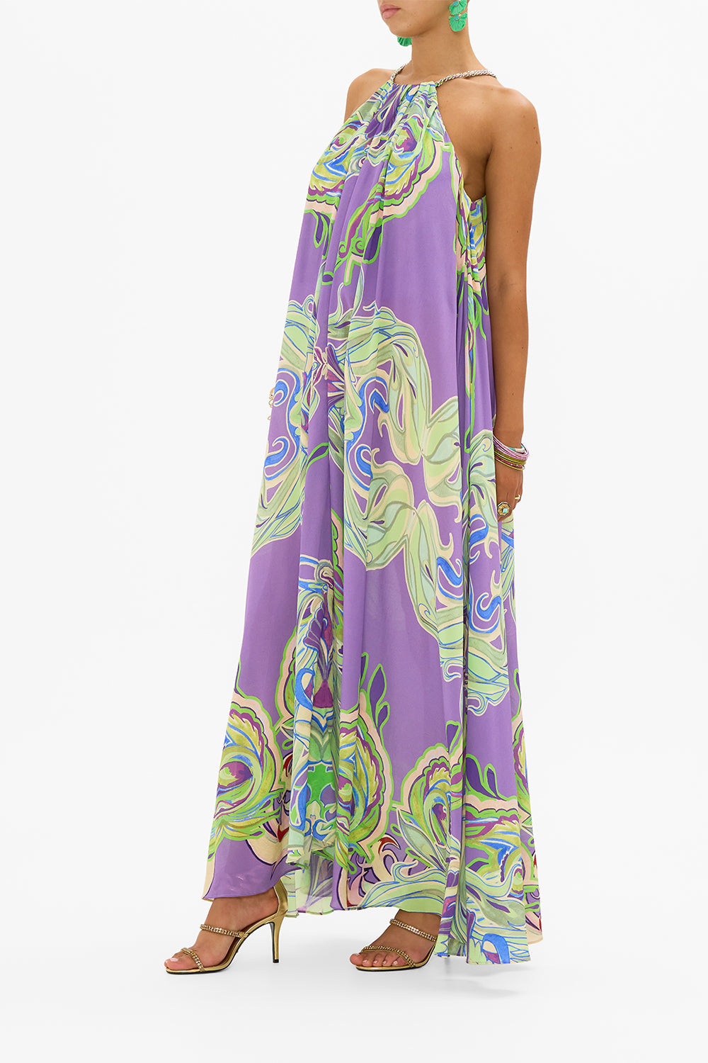 CAMILLA maxi dress in Amsterdam Jewel print