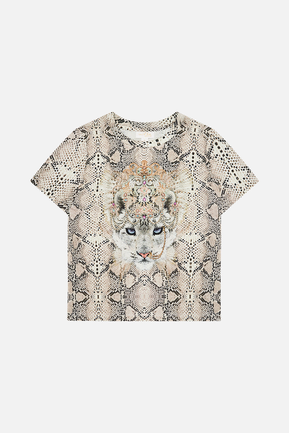 Milla by CAMILLA kids oprinted t shirt in Looking Glass Houses print