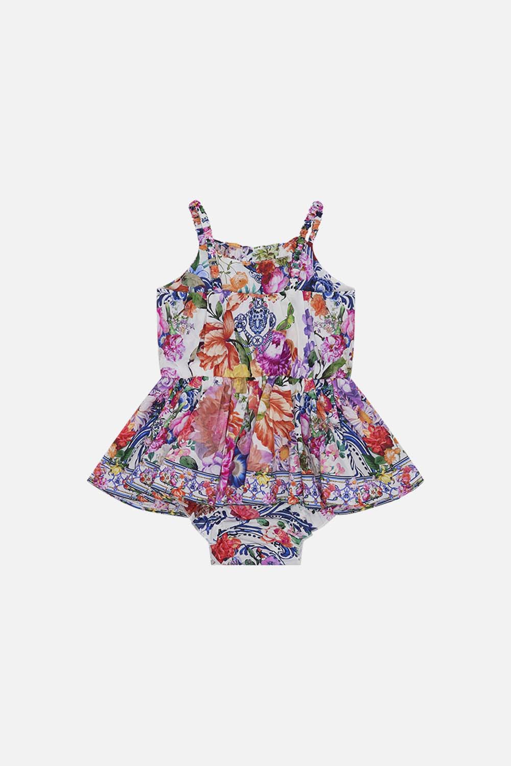 Back product view of MILLA by CAMILLA babies dress in Dutch Is Life print