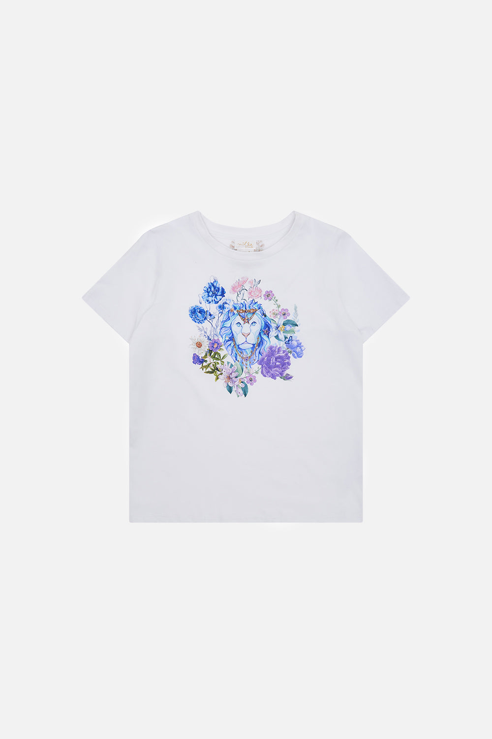 Product view of MILLA BY CAMILLA kids t-shirt in Tuscan Moondance printed