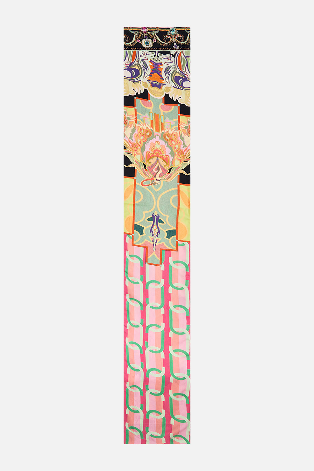 CAMILLA silk scarf in Club Cinemania print