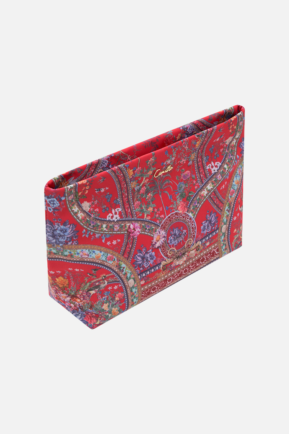 CAMILLA large makeup bag in The Summer Palace print