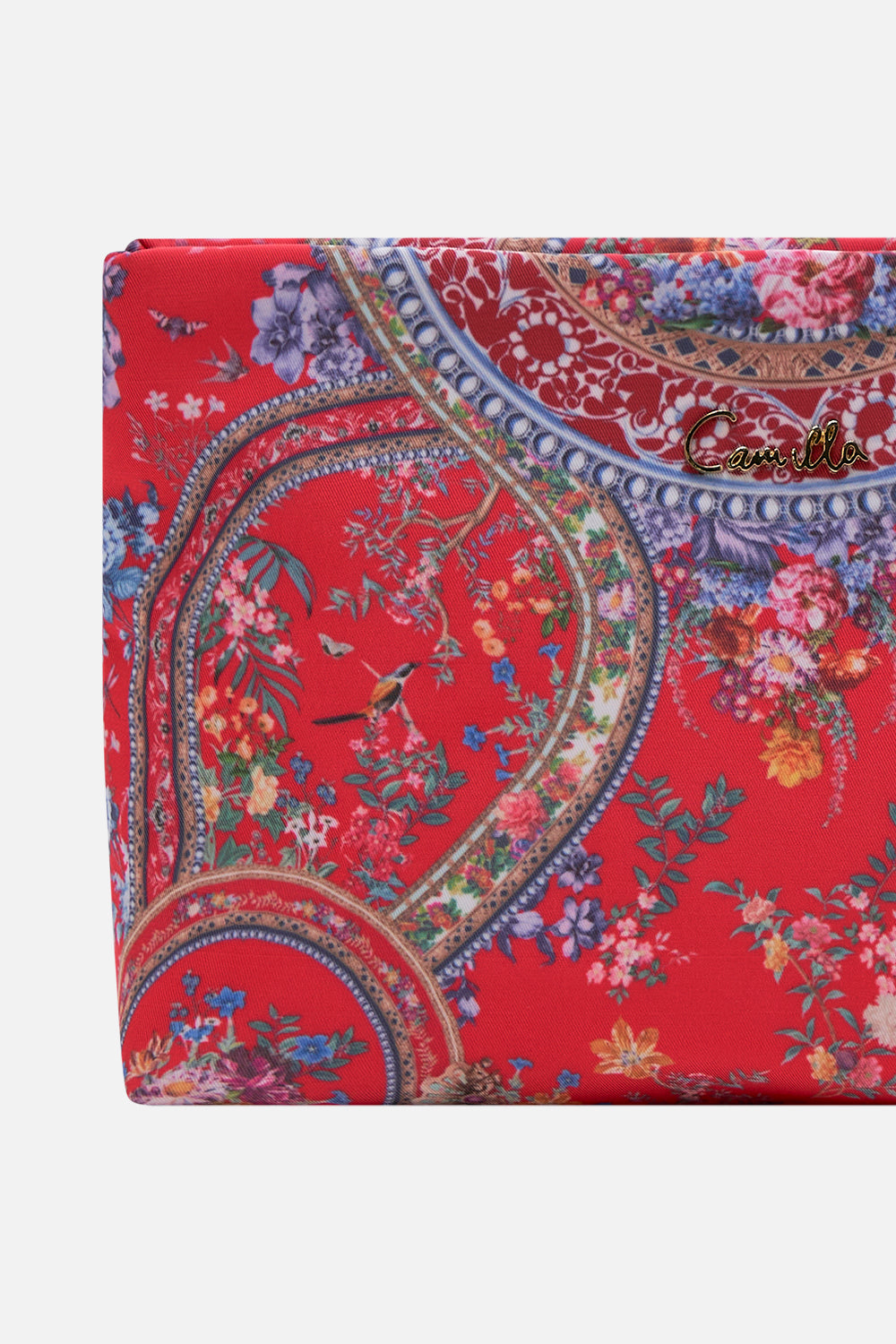 CAMILLA small makeup bag in The Summer Palace print