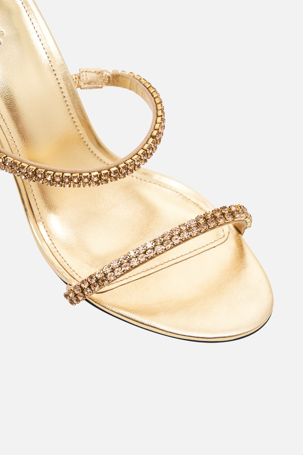 CAMILLA gold heels