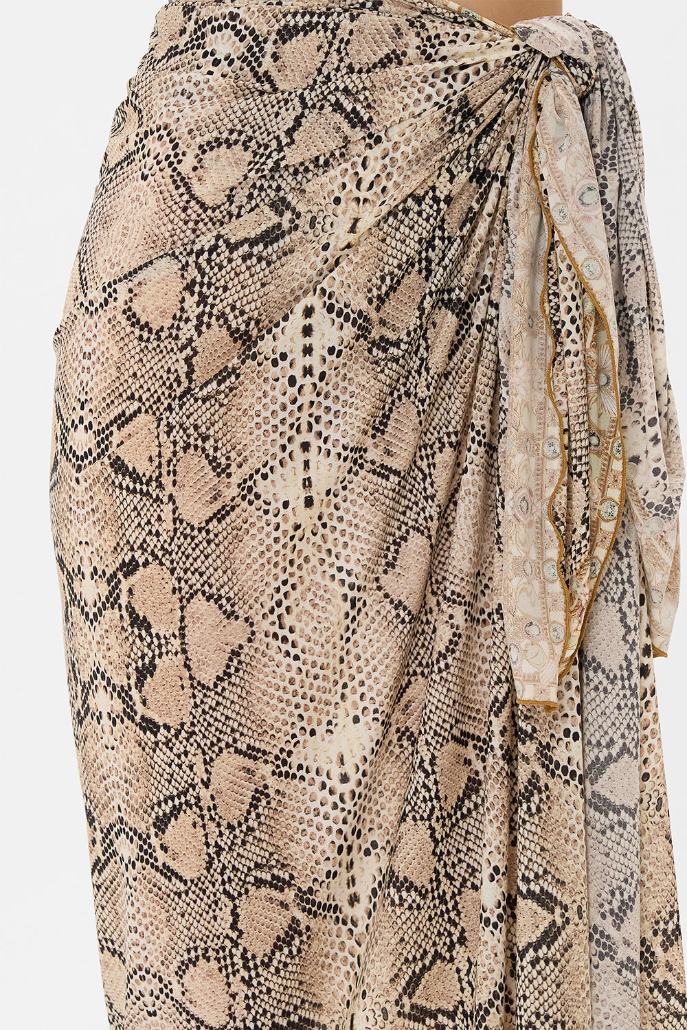 CAMILLA resortwear sarong in Looking Glass Houses print