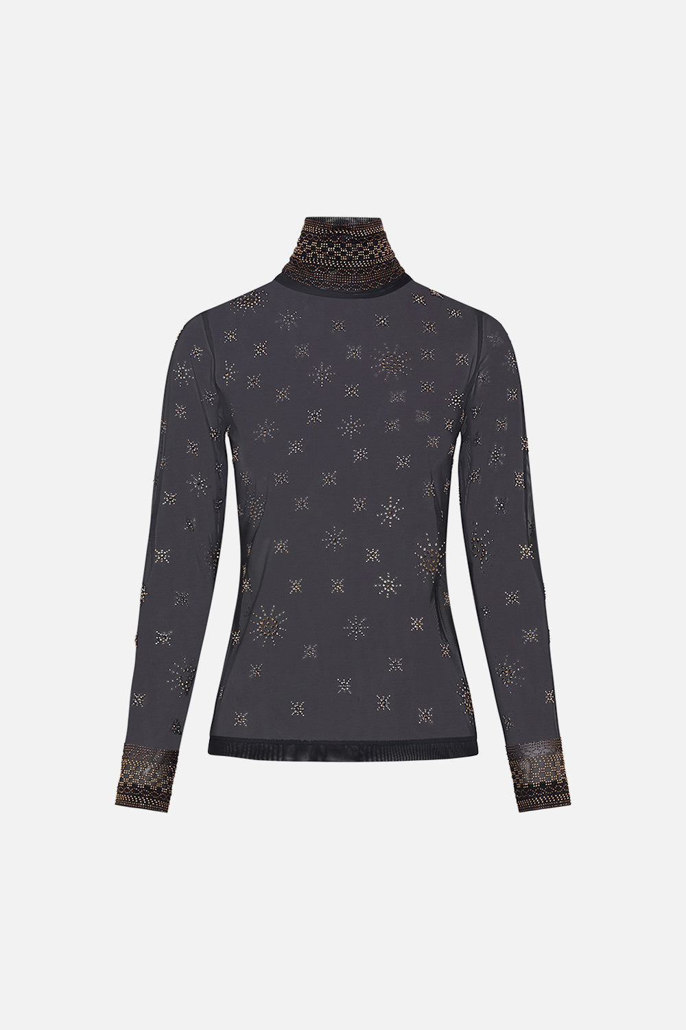 CAMILLA designer mesh top in Soul Of A Star Gazer print