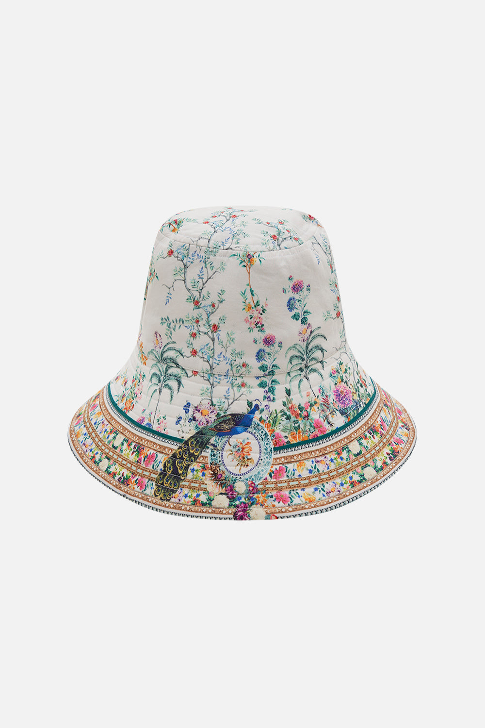 CAMILLA printed bucket had in We Wore Folklore print