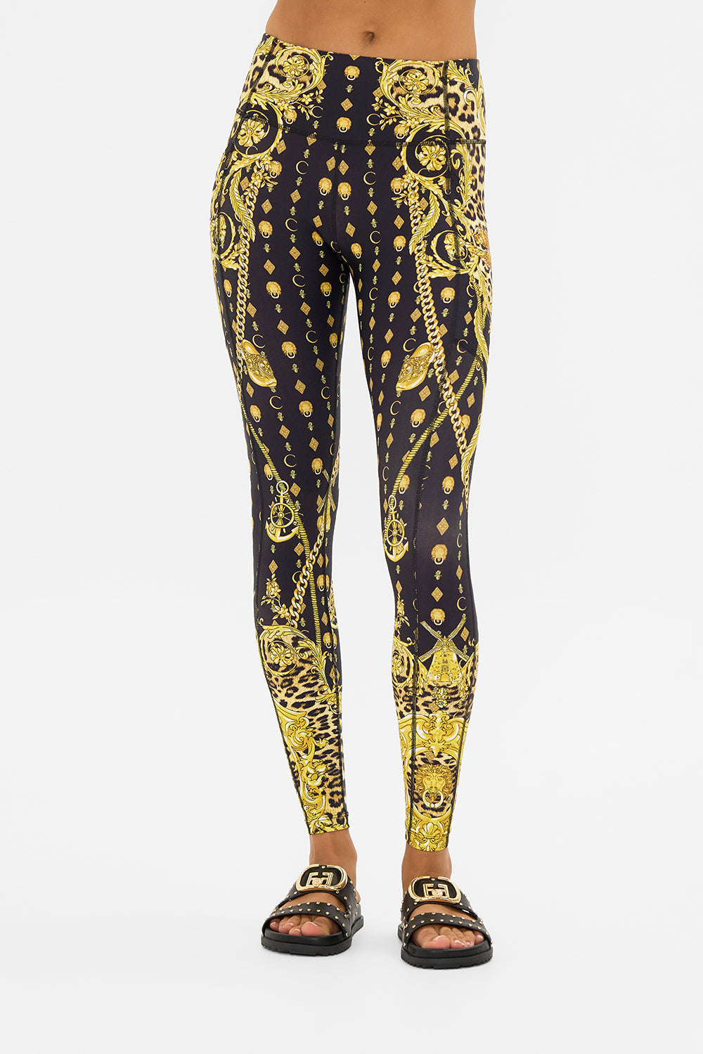 CAMILLA activewear leggings in Noveau Nature print