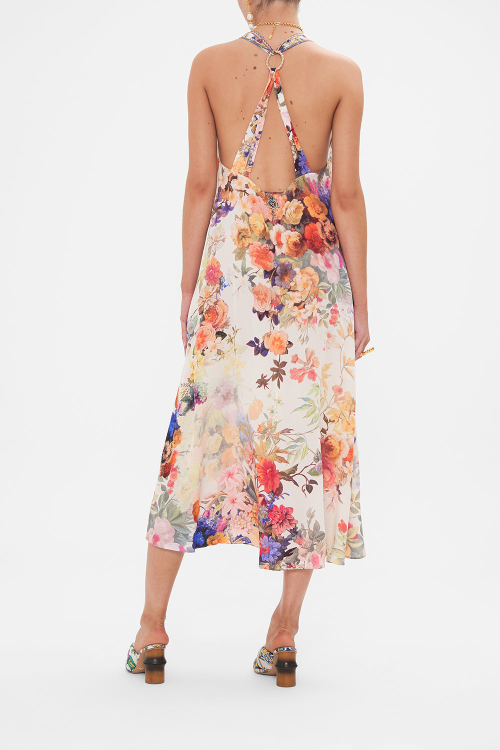 RACER BACK DRESS WITH HARDWARE FRIENDS WITH FRESCOS