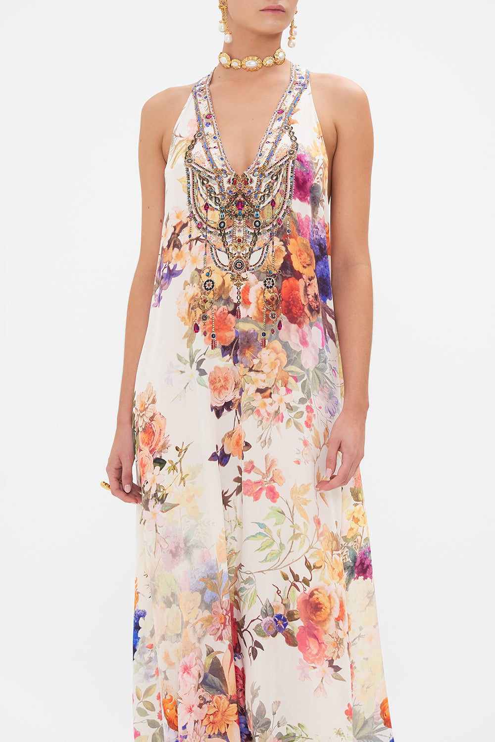 RACER BACK DRESS WITH HARDWARE FRIENDS WITH FRESCOS