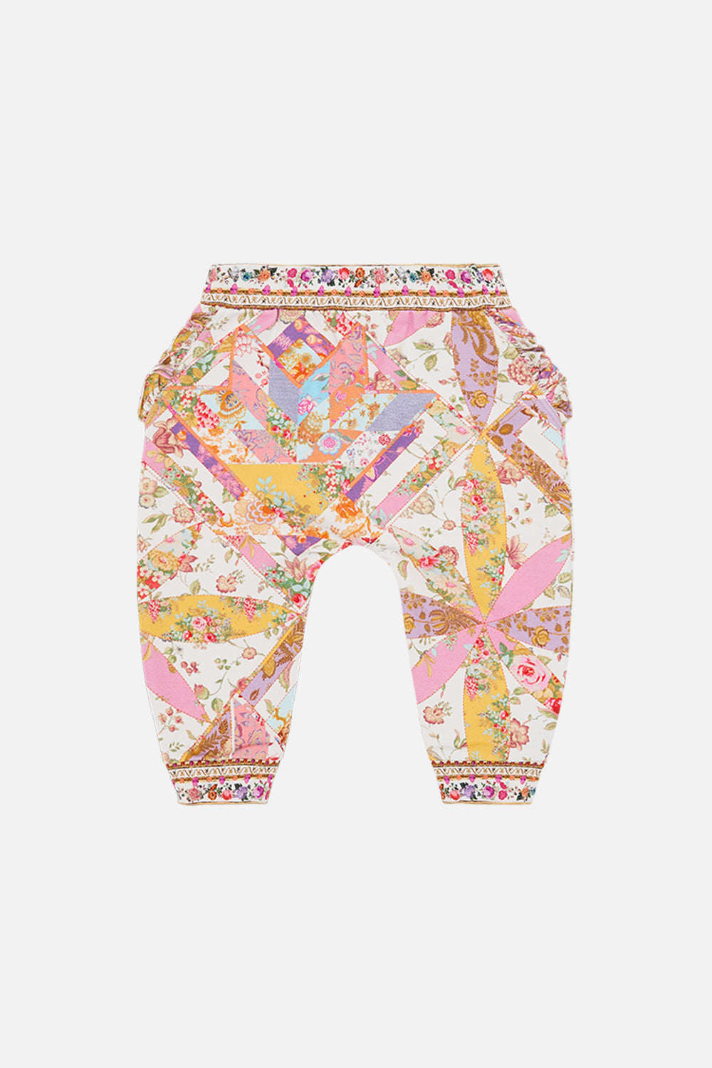 Milla by CAMILLA floral babies frill drop crotch pant in Sew Yesterday