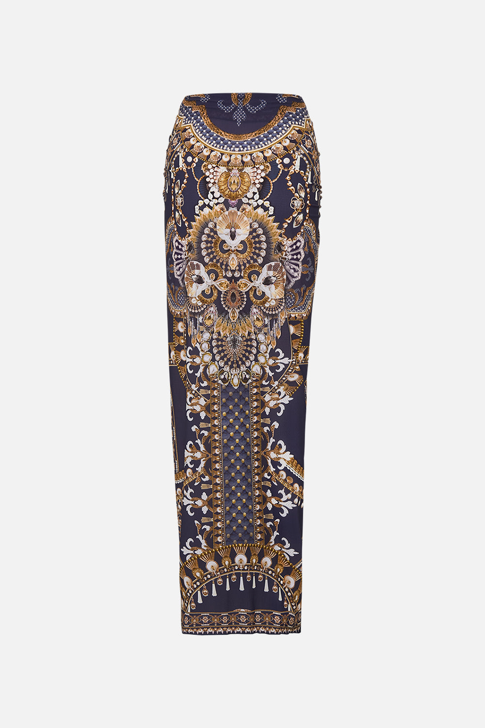 CAMILLA gold/black long sarong in Dance with the Duke