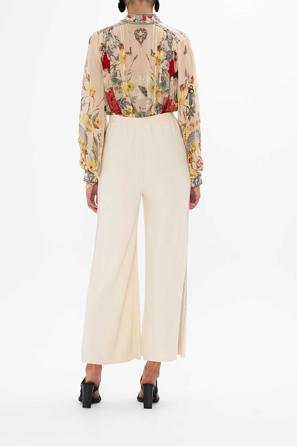 CAMILLA floral tiered bodice dress in Stitched in Time print.