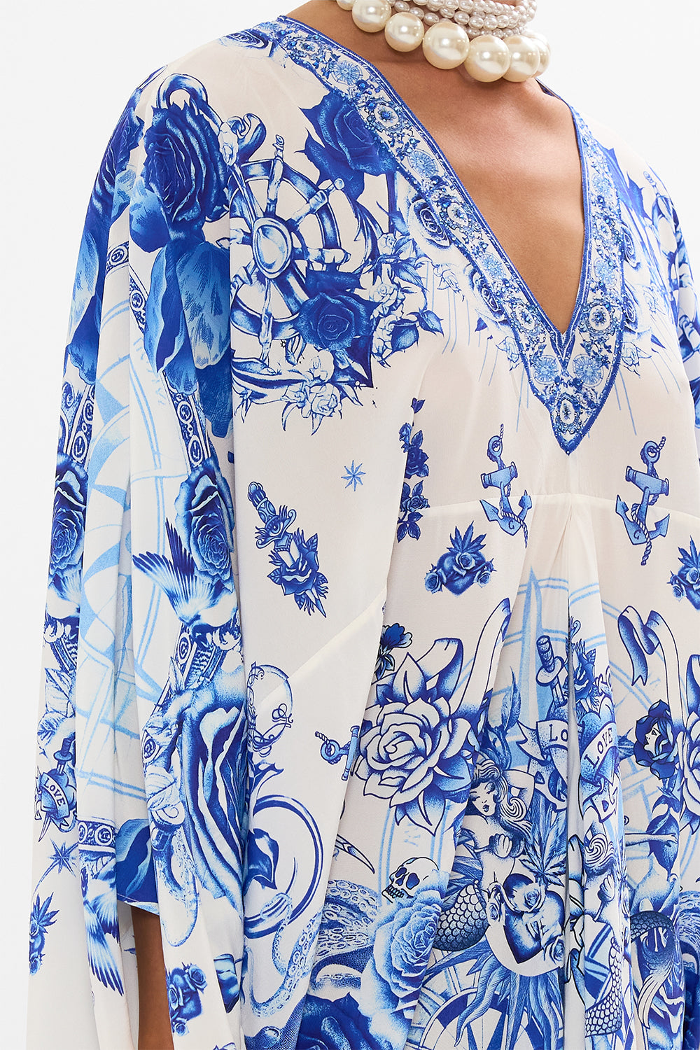 T SHAPE SHORT KAFTAN IMMORTAL INK