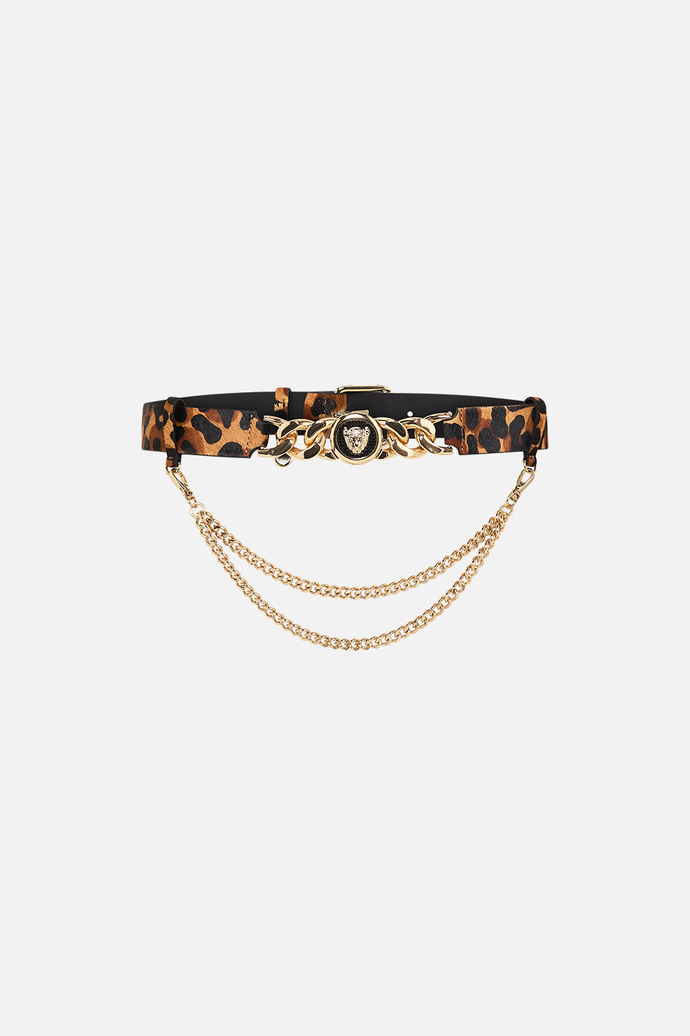 CAMILLA leopard print belt