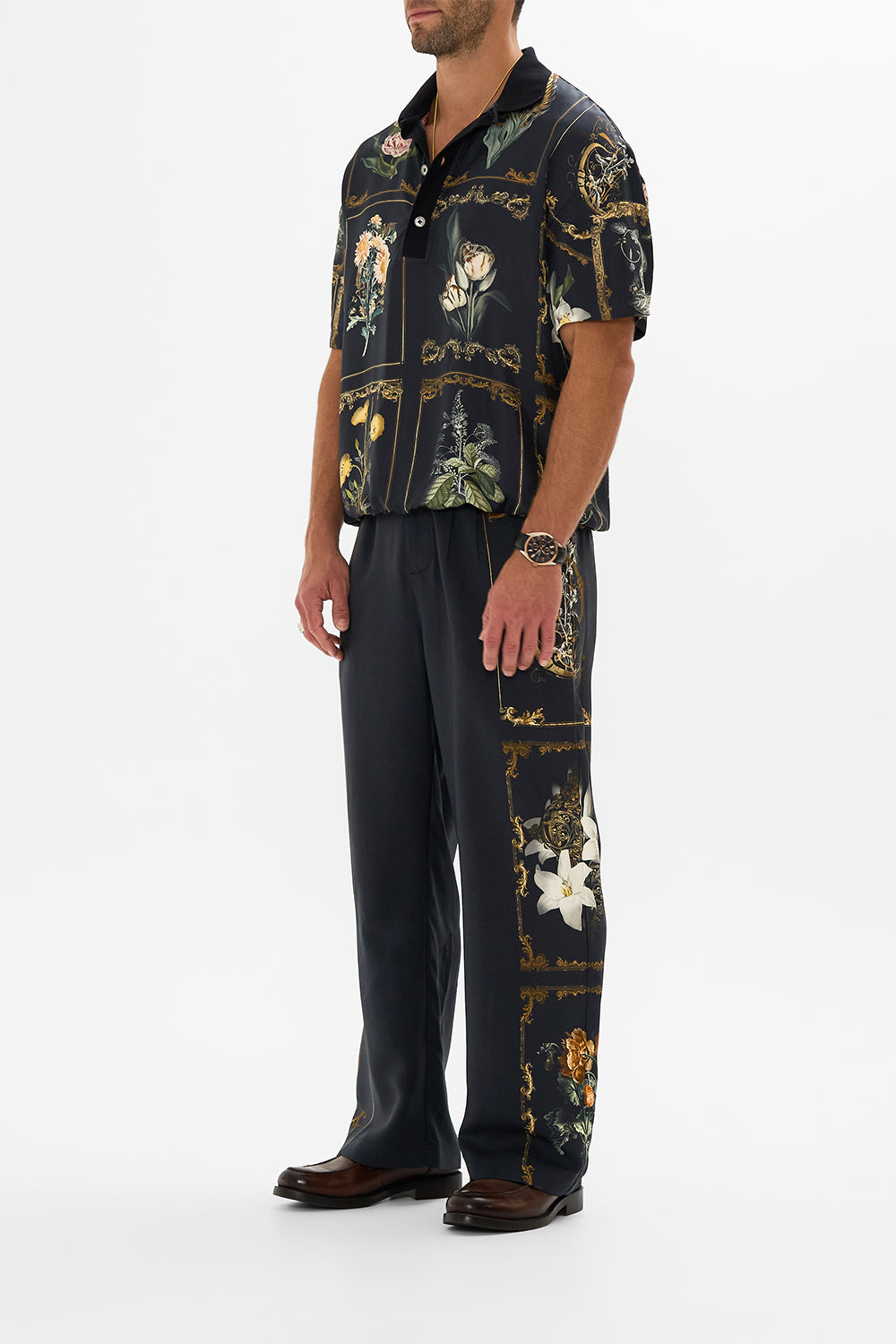 CAMILLA floral tailored lounge pant in Magic in the Manuscripts