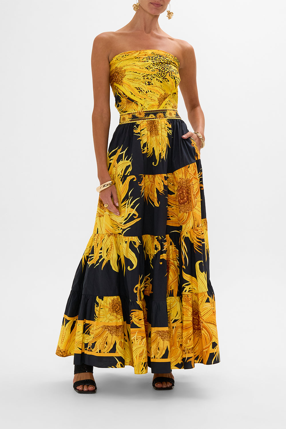 CAMILLA silk scarf in Make Me Your Masterpiece print