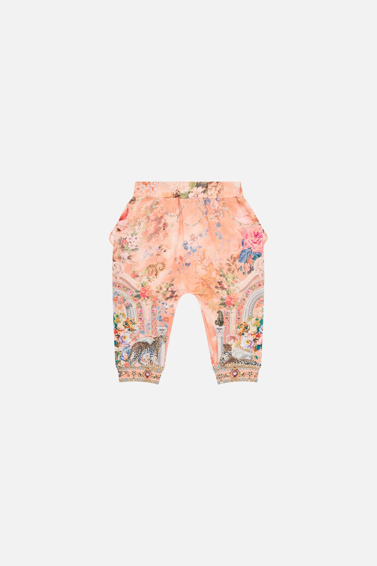 Milla By CAMILLA Babies Frill Drop Crotch Pant in The Jewellery Palace Print
