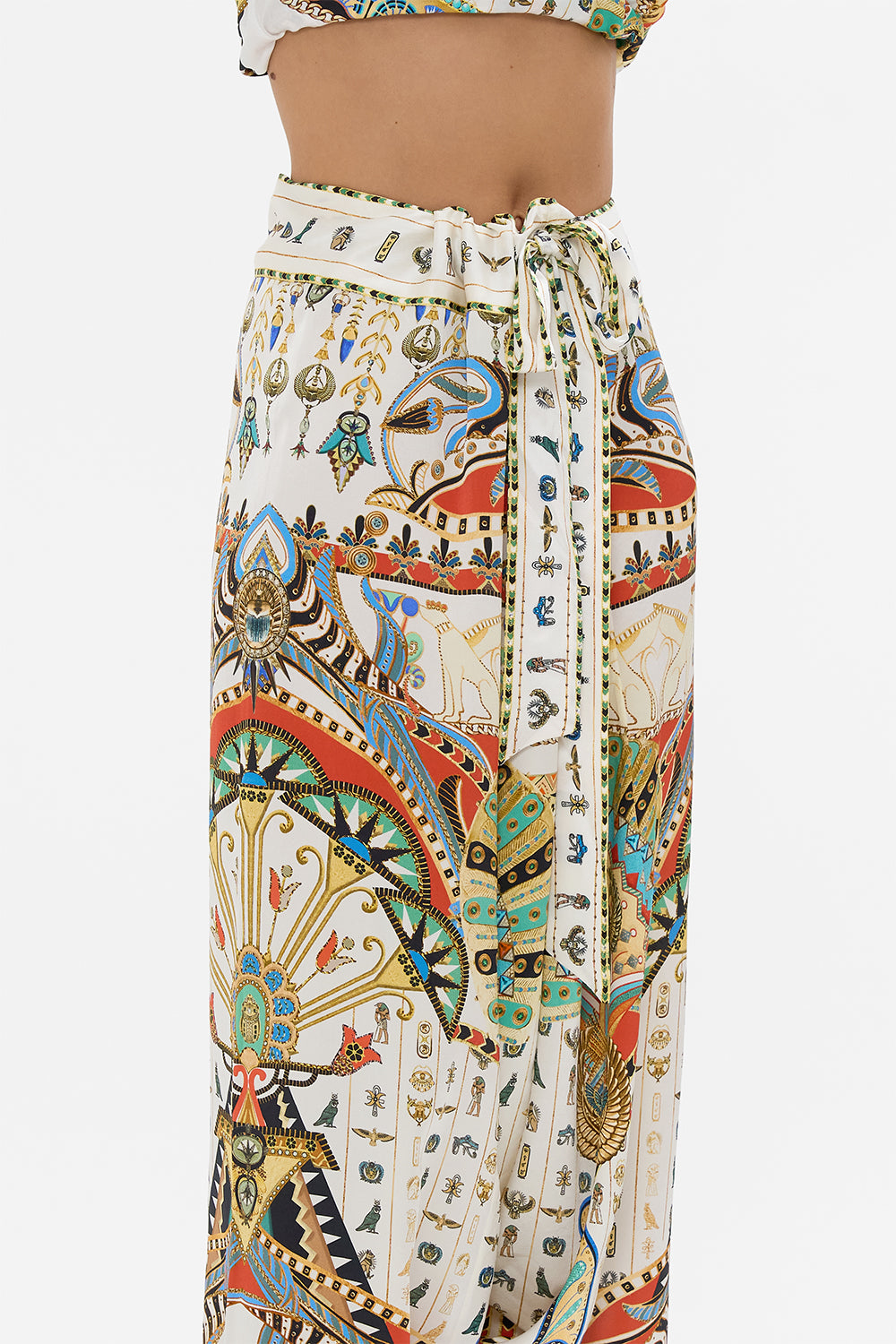 CAMILLA Harem Pants in Valley Of The Queens print