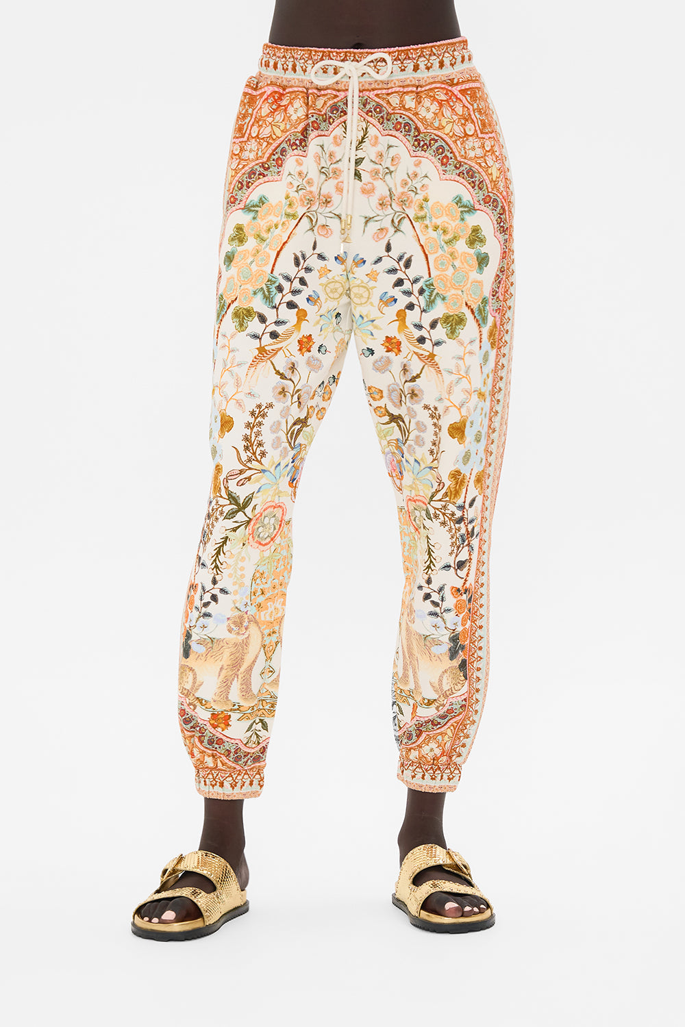 CAMILLA Jersey Track Pant in Honour of Heirlooms print