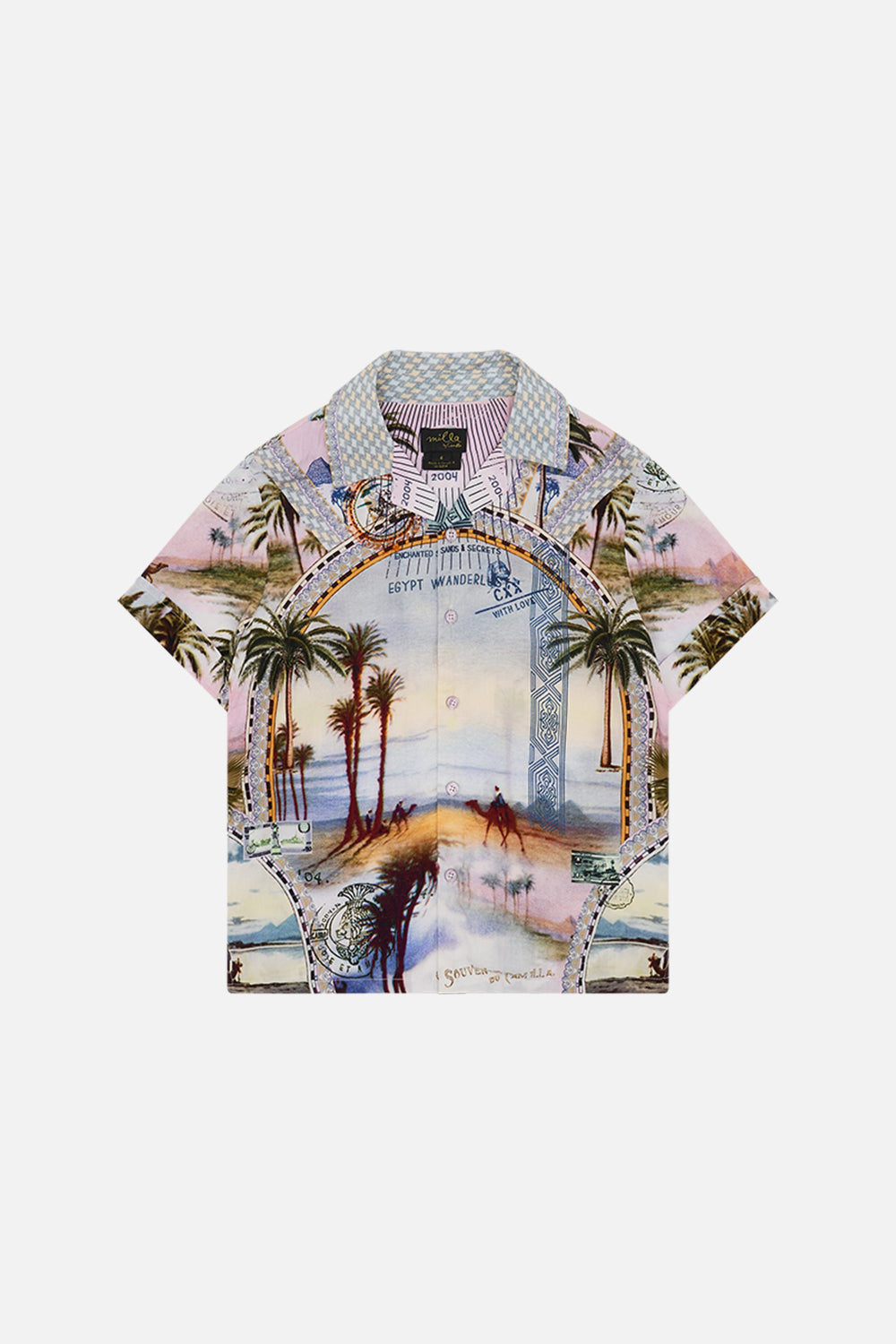 MILLA By CAMILLA boys short sleeve shirt in Call Me in Cairo print.