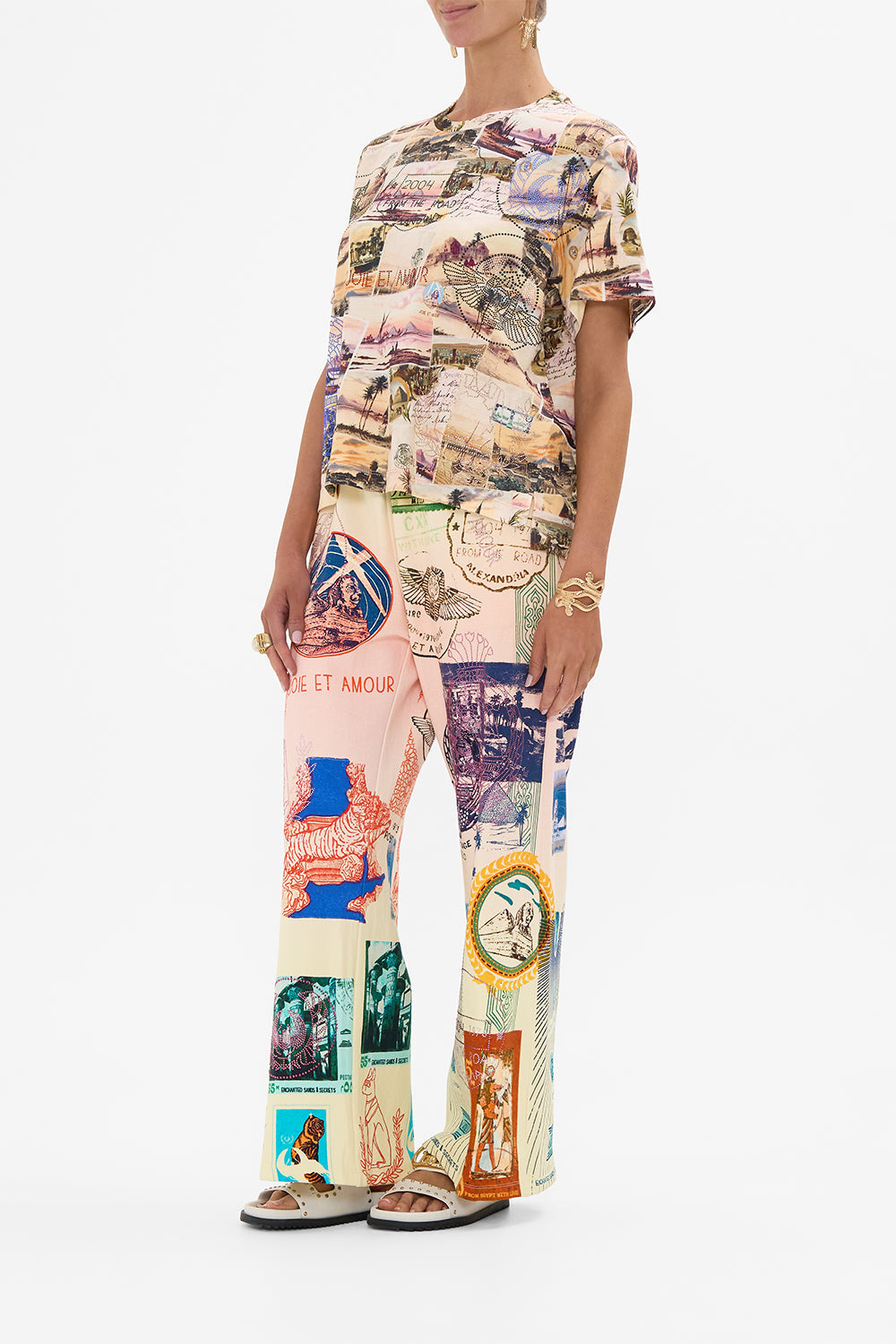 CAMILLA classic tee printed in Milla's Got Mail print.