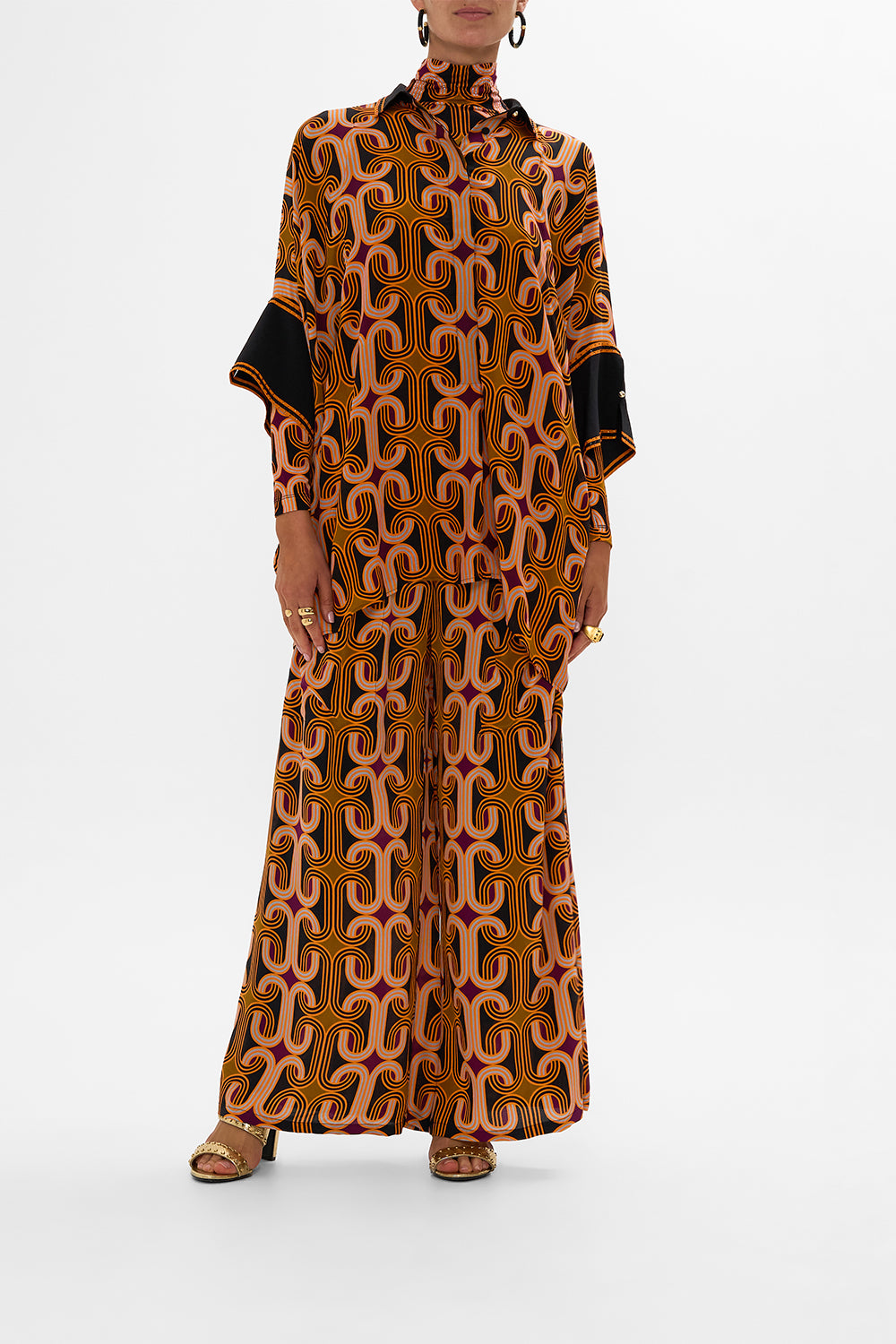 CAMILLA multi Batwing Shirt in One Night in De Wallen