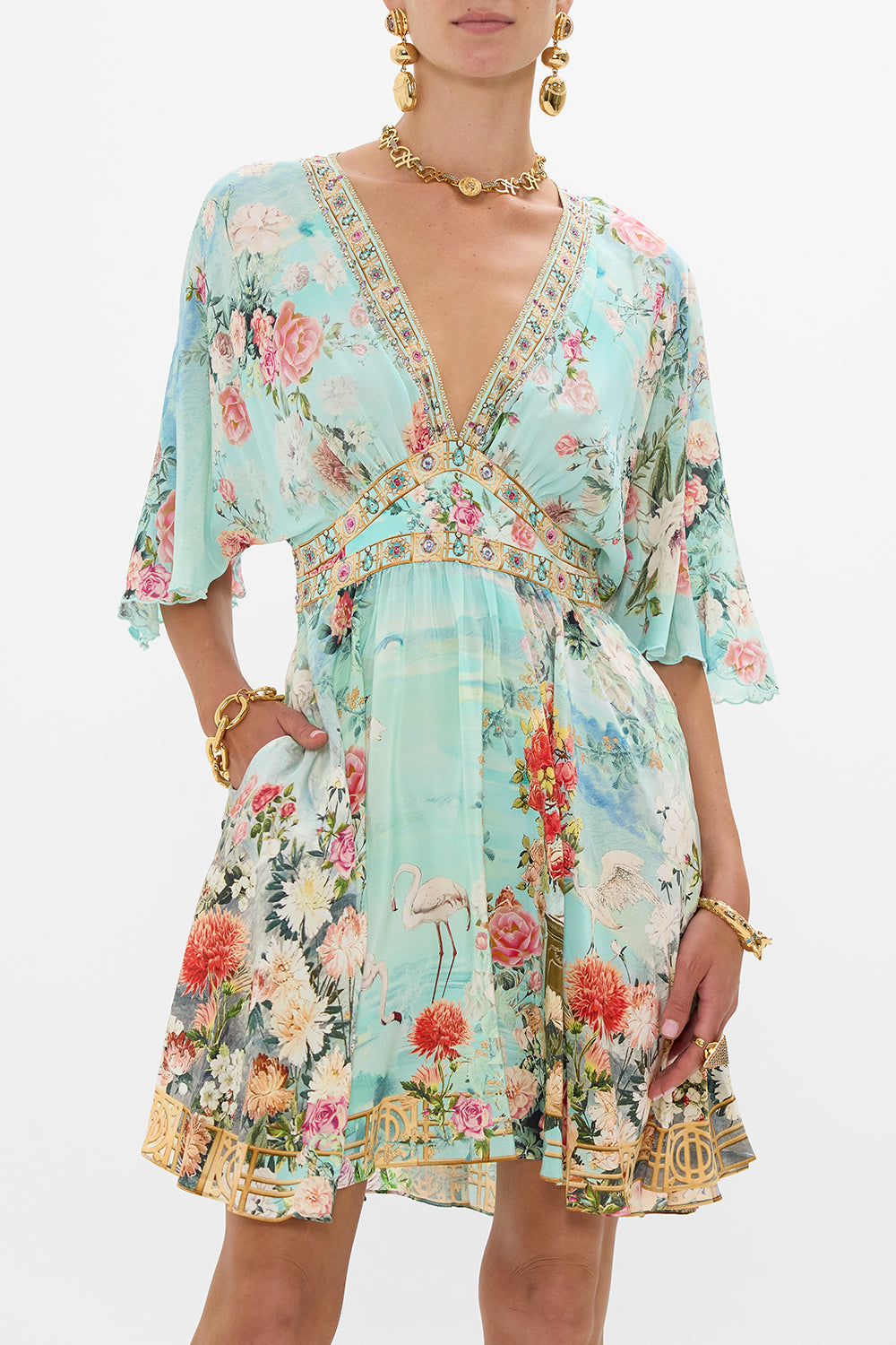 SHORT WAISTED DRESS THE JEWELLERY MUSEUM