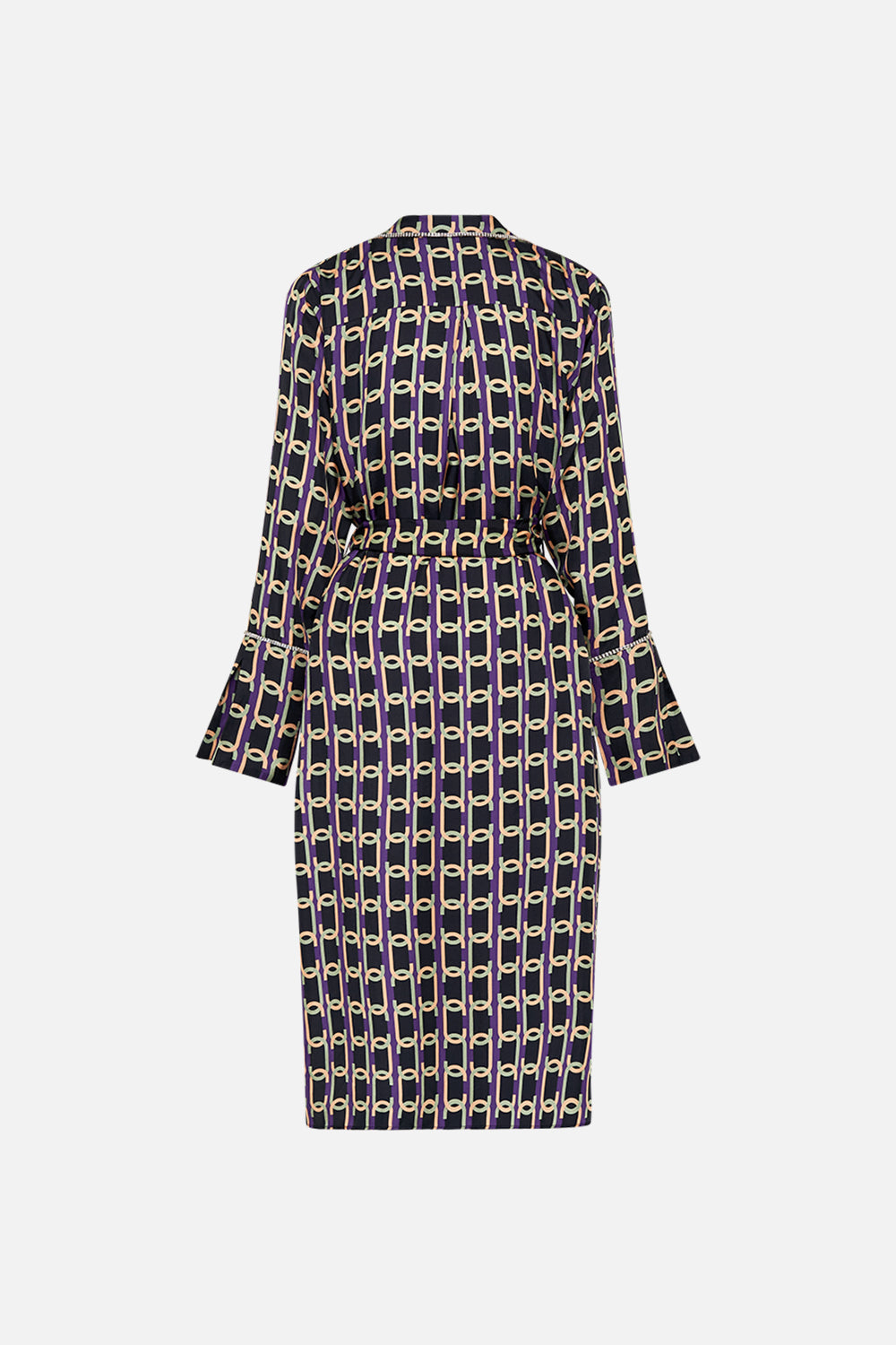 CAMILLA printed coat in Film Diva print