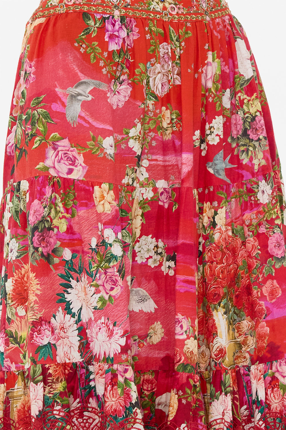 TIERED MAXI SKIRT SWEET HOME ALEXANDRIA