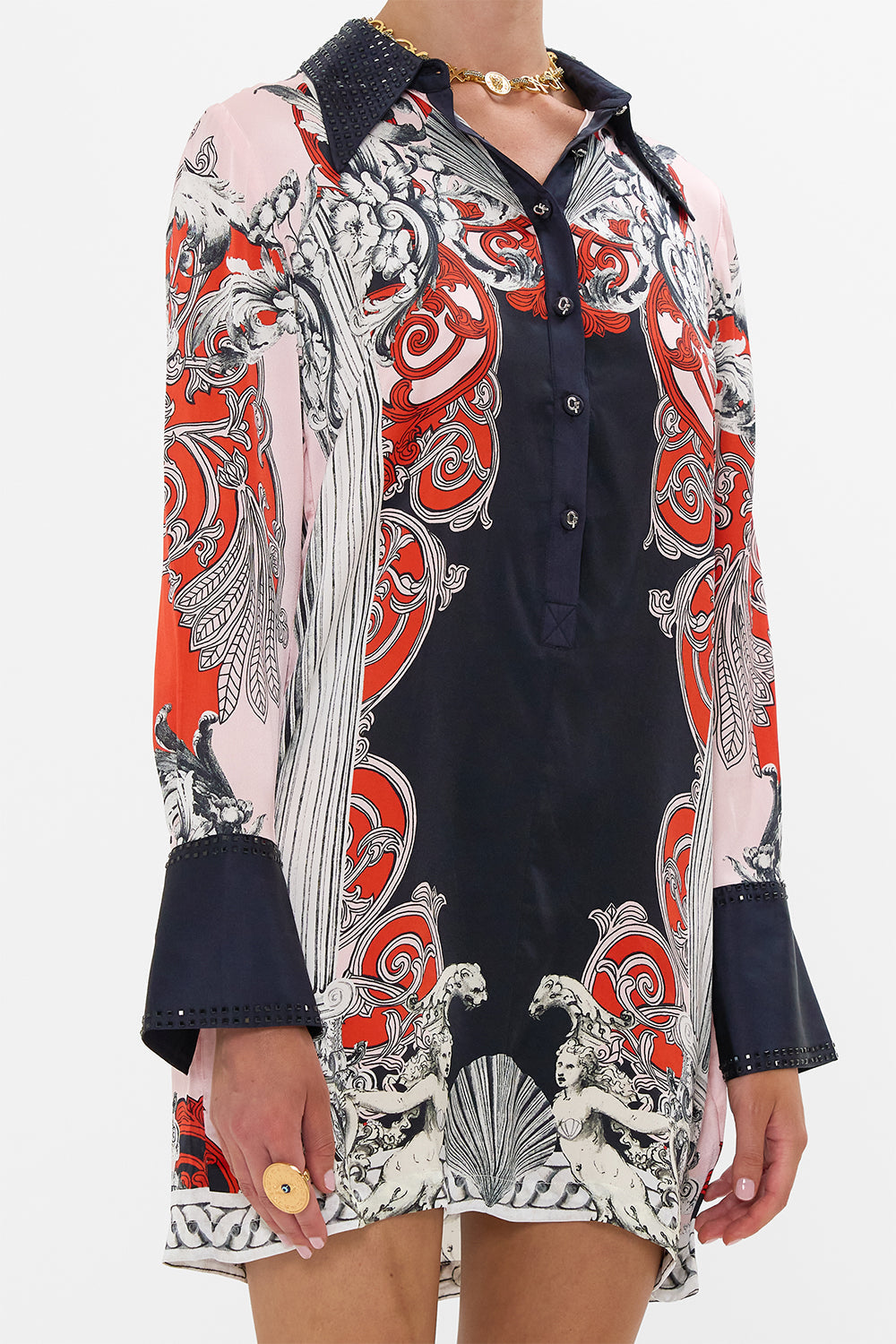 MINI SHIRT DRESS MARK OF MEDUSA