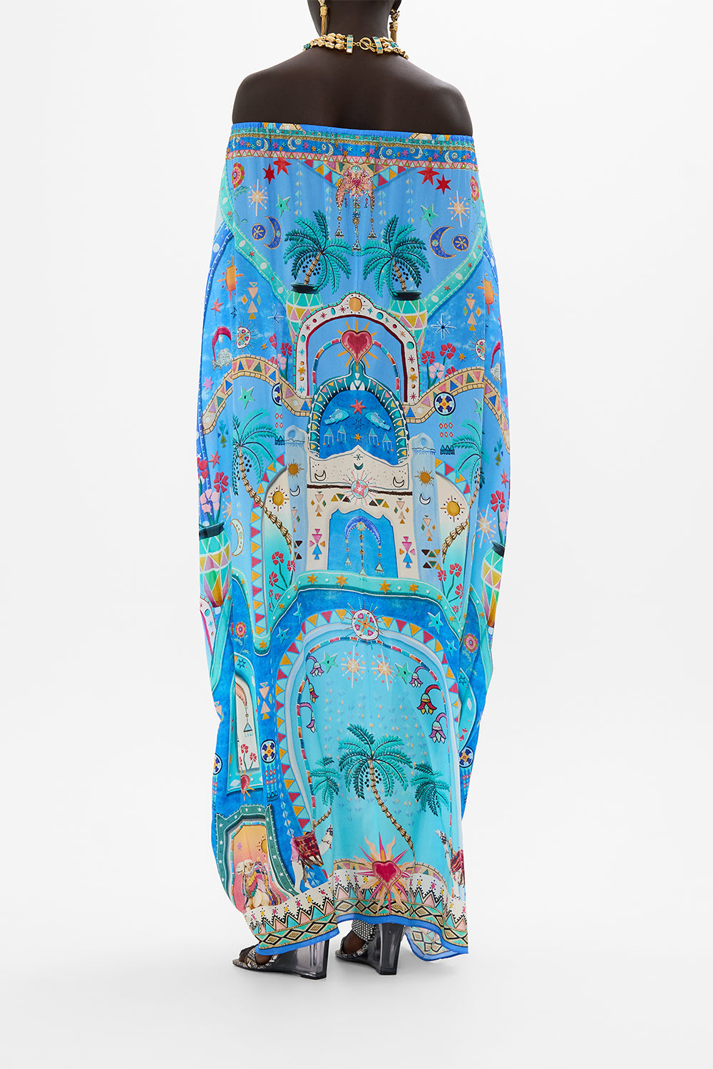 OFF SHOULDER KAFTAN A PAINTED VILLAGE