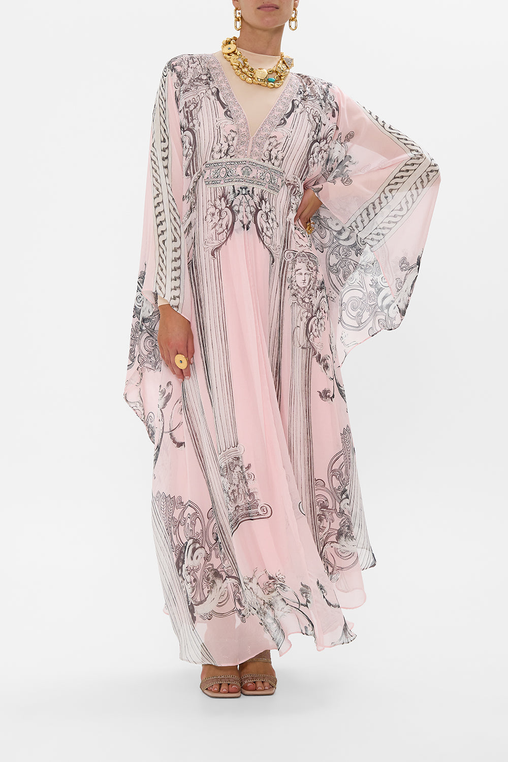LONG KAFTAN WITH WAIST DETAIL CAVE OF WONDERS