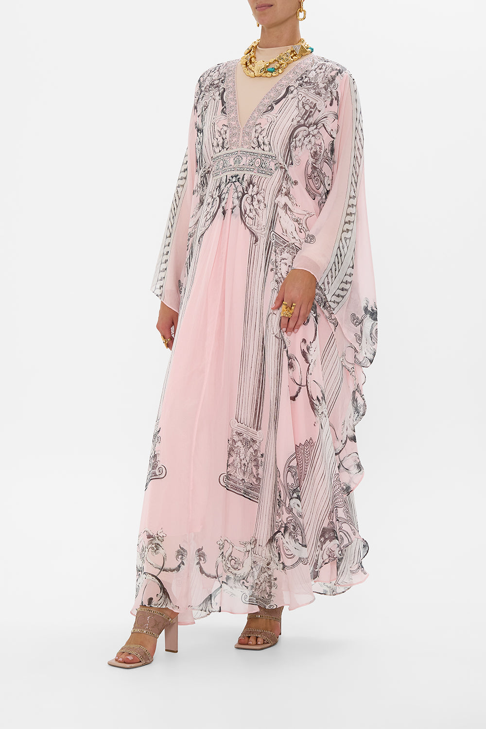LONG KAFTAN WITH WAIST DETAIL CAVE OF WONDERS