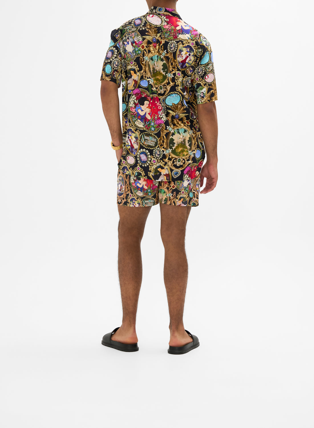 Disney CAMILLA silk shirt in Happuly Ever After print