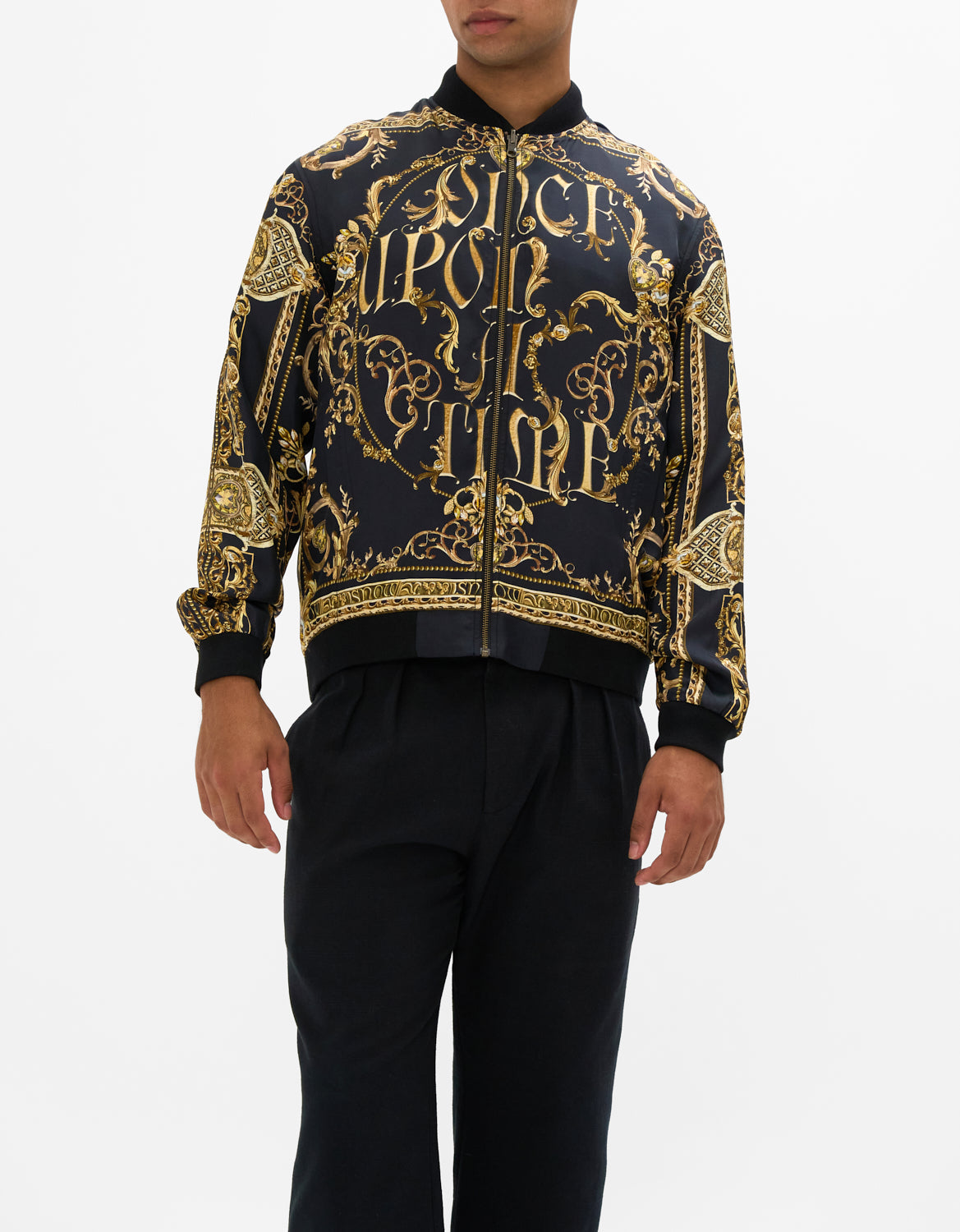 Disney CAMILLA bomber jacket in Happily Ever After print