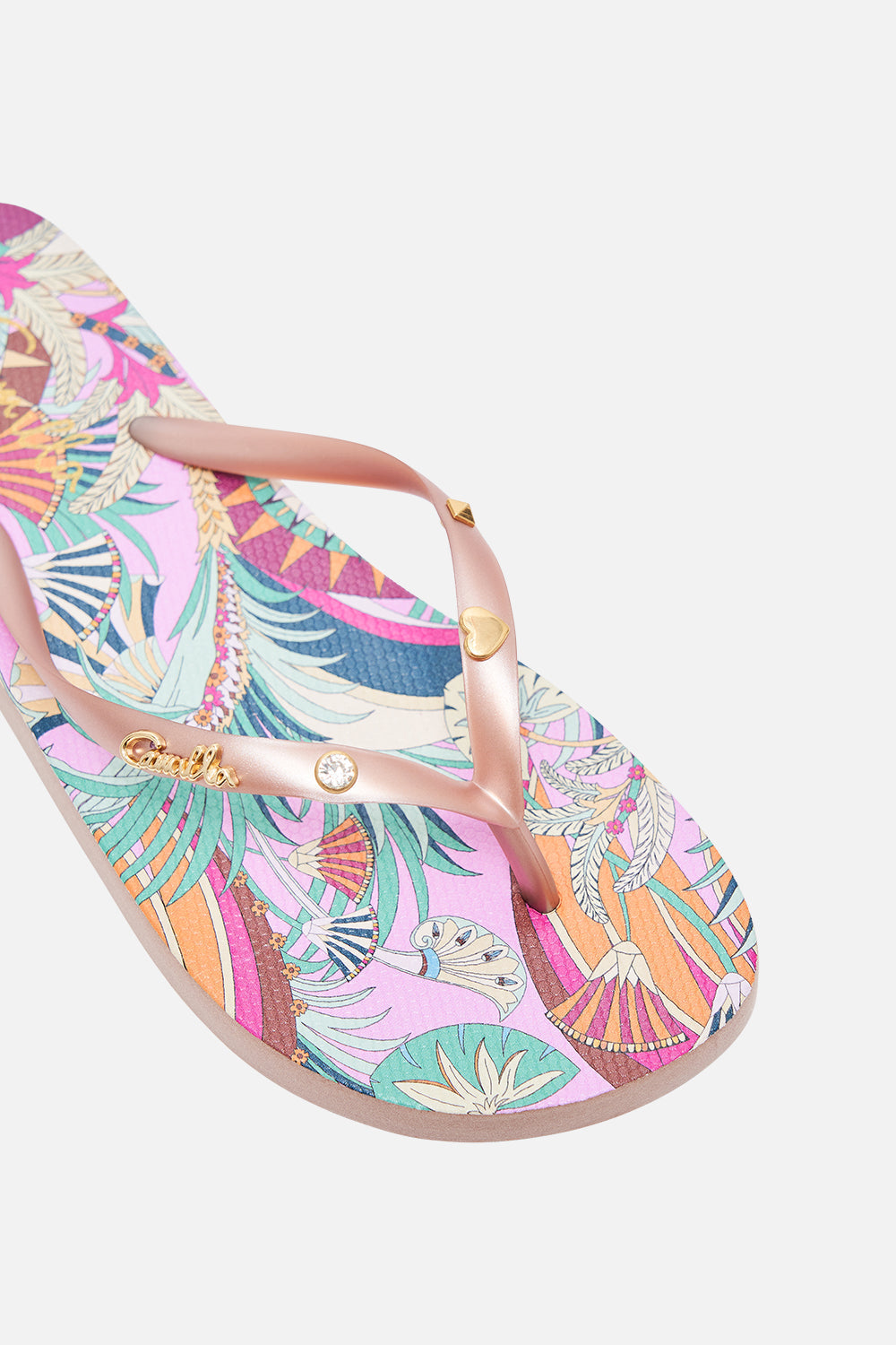 CAMILLA Thongs in Giza Goddess print.