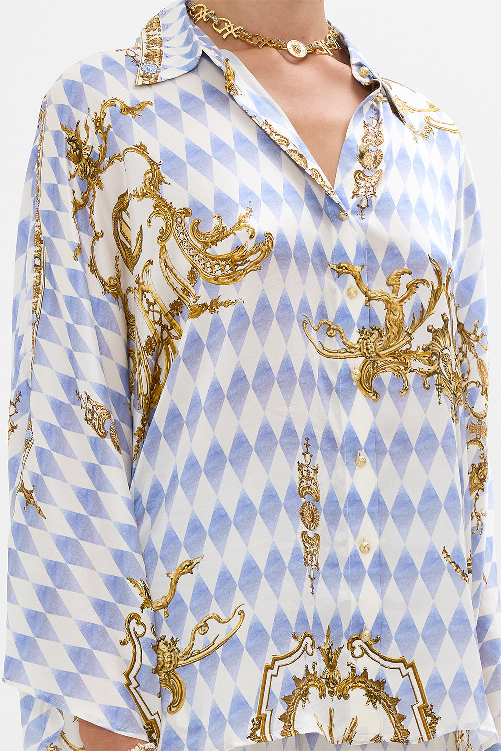 WIDE SLEEVE BLOUSE THRONE GAMES