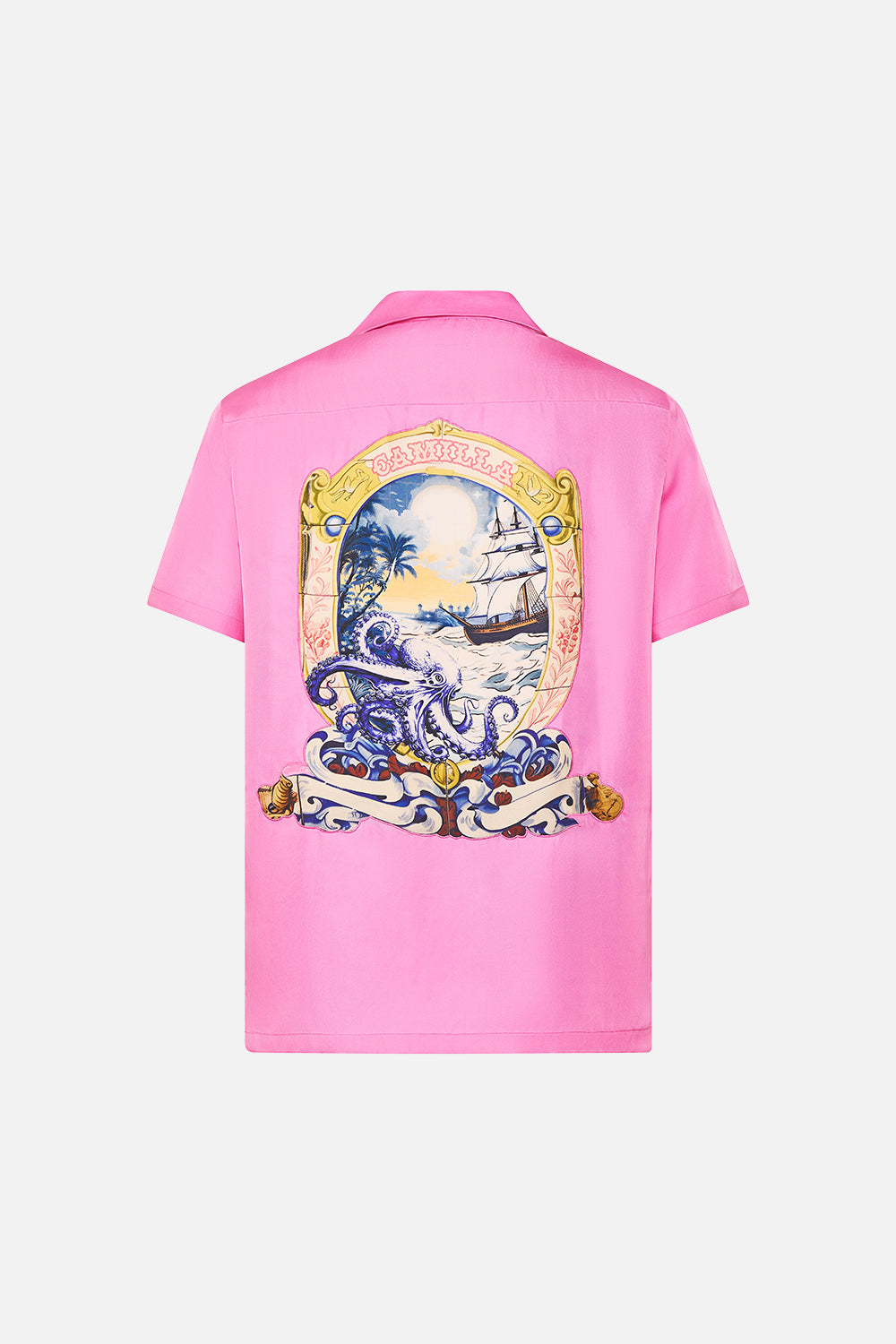 SHORT SLEEVE CAMP COLLARED SHIRT SALTY SPLENDOUR