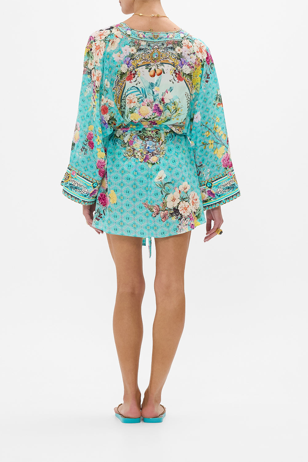 SHORT KIMONO WRAP GARDENS OF QUELUZ