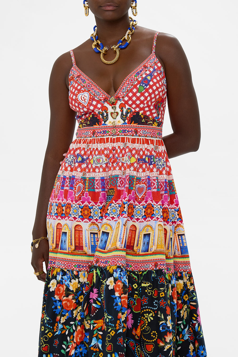 TIERED BODICE DRESS FOLK FABULOUS