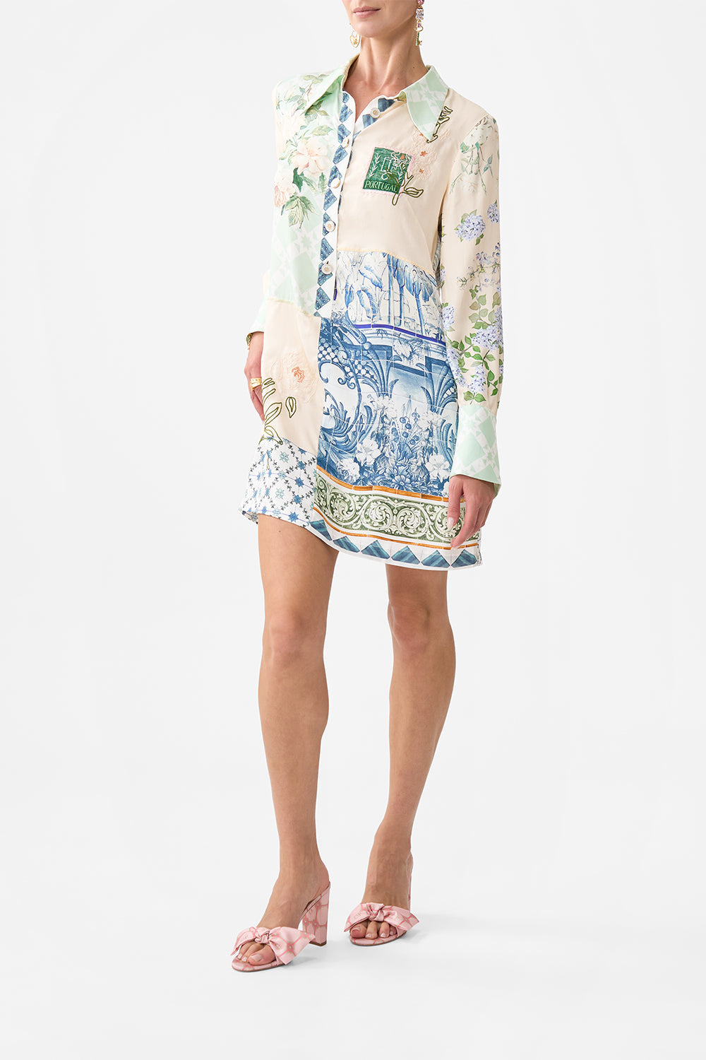 MINI SHIRT DRESS JARDIM PARTY