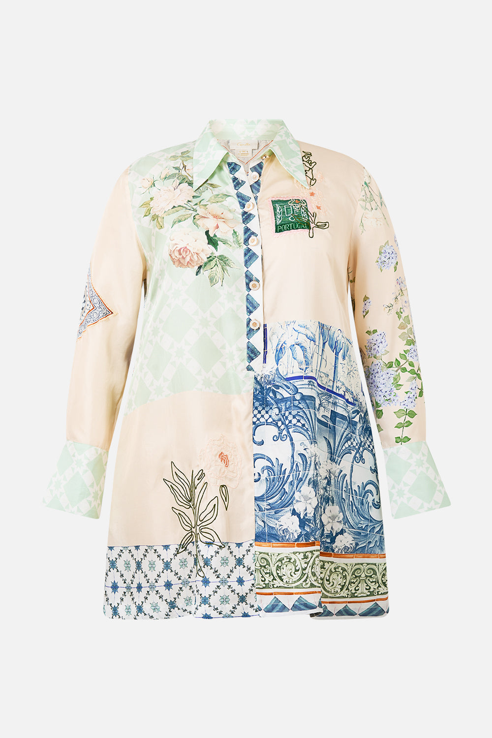 MINI SHIRT DRESS JARDIM PARTY